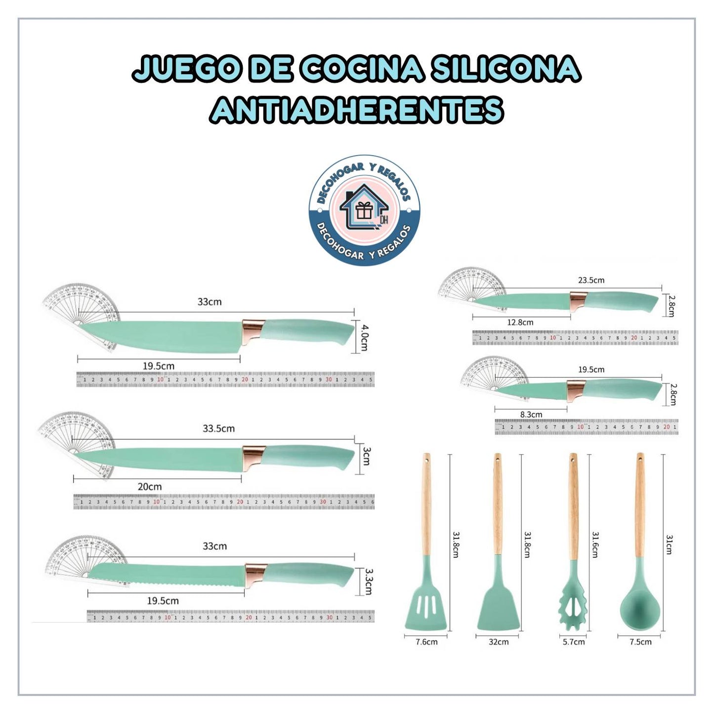 Set De 18 Utensilios Juego De Cocina Sil